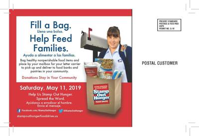 PHOTO:  food drive postcard