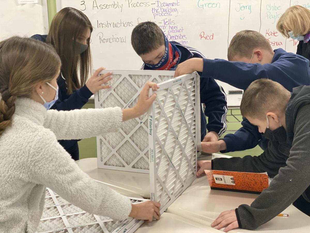 The Carmel School robotics program builds Wildcat Air Filters for campus buildings