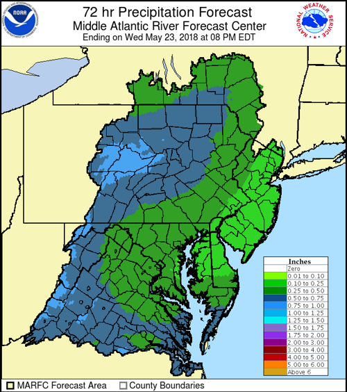 Quick update on this week's weather in Fredericksburg Archive