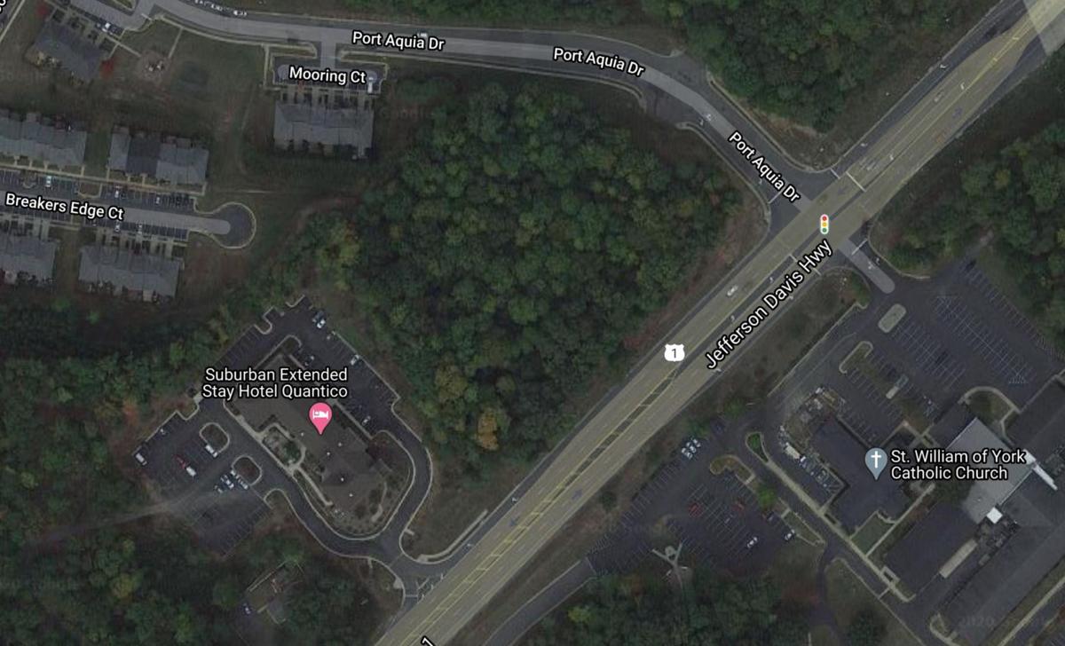 Site of new Wawa convenience store in North Stafford