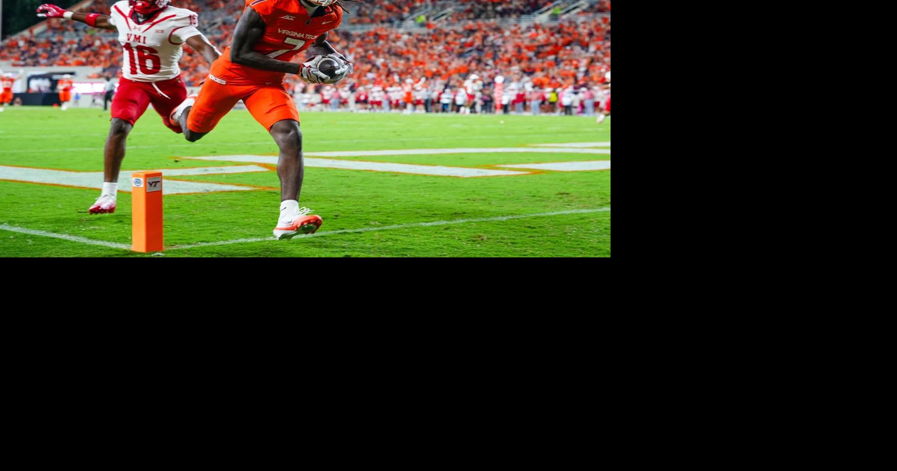 540 in College: Wiggins records first reception, touchdown with Hokies