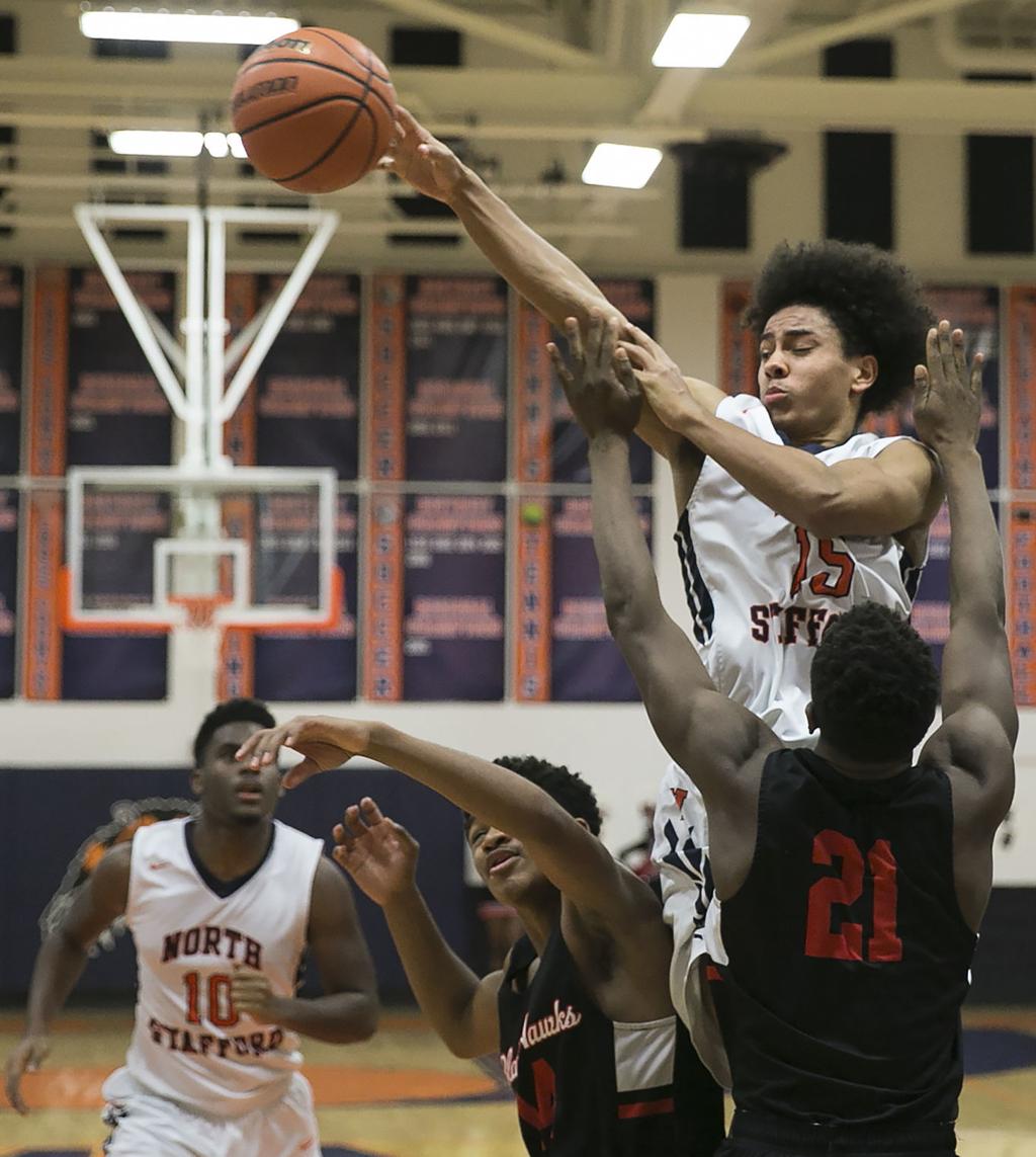 High School Boys Basketball Swinton North Stafford Shoot Down