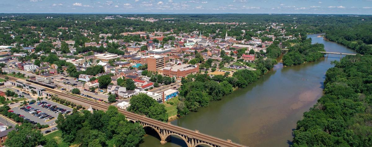 PHOTO: Aerial view of Fredericksburg