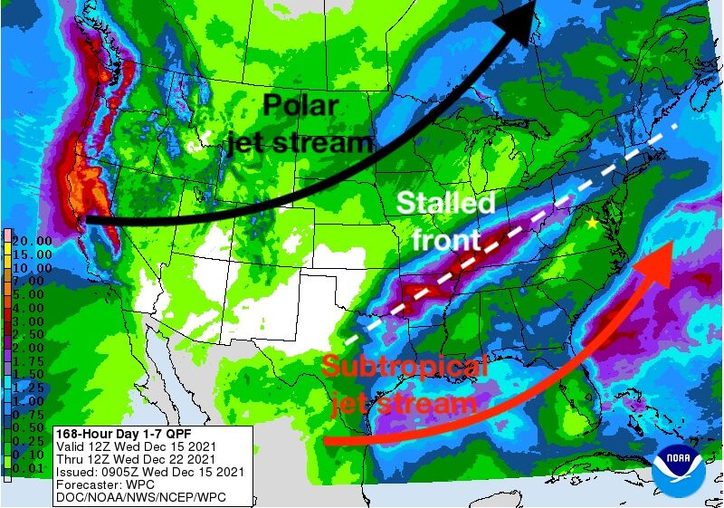 FREDERICKSBURG AREA WEATHER Warmup will continue through workweek