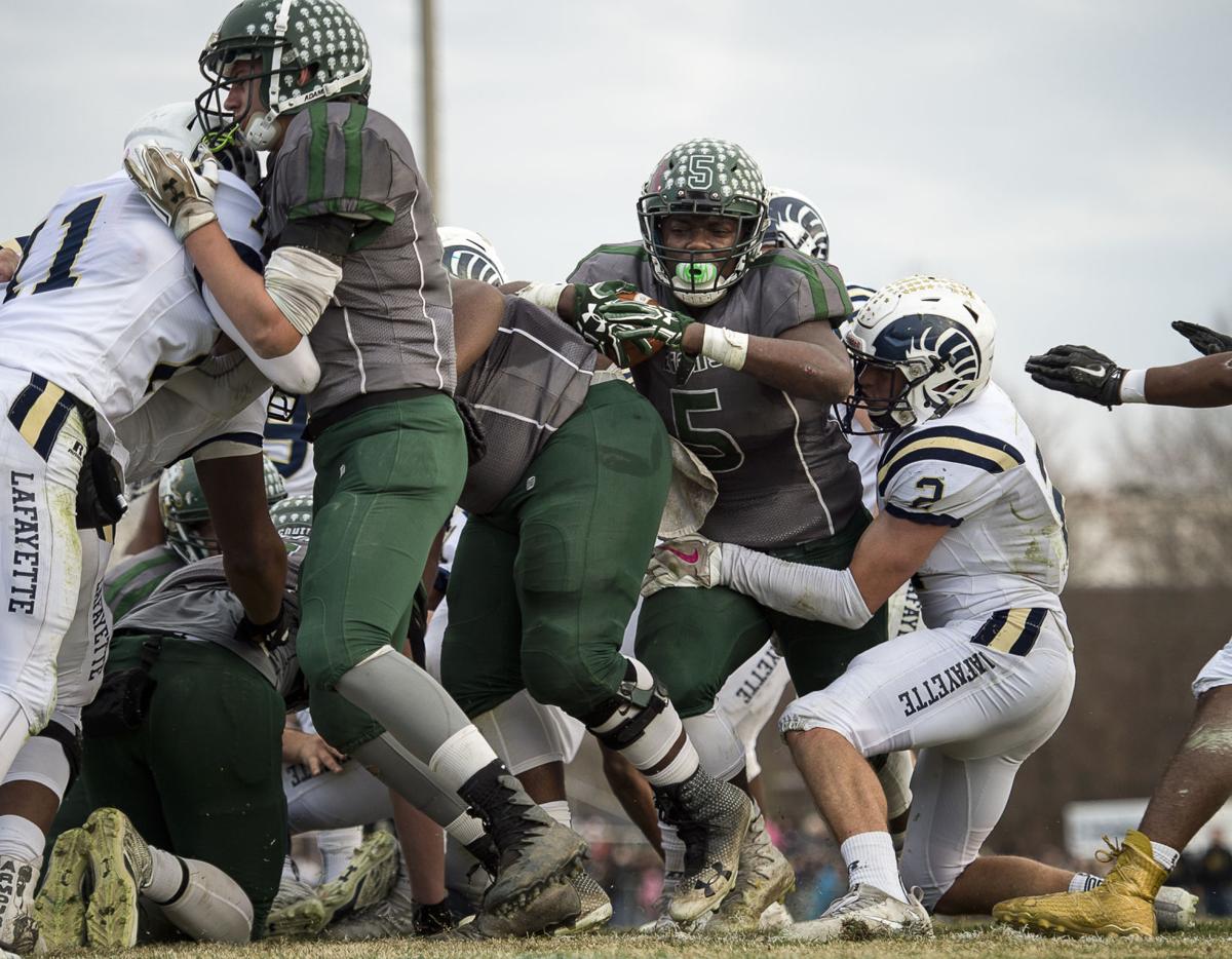 High school football Louisa race out to 170 lead, down Lafayette to
