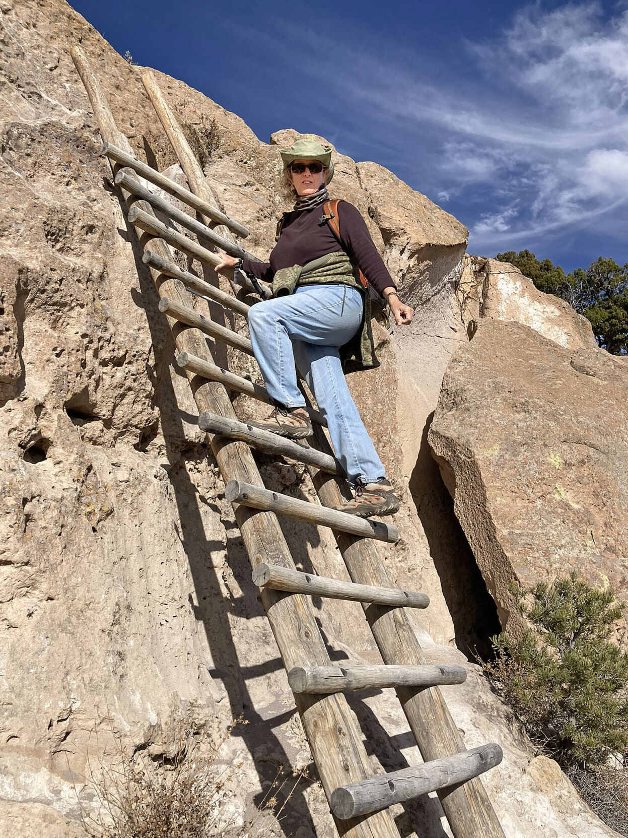 Ryan Ladder Artist spends month living on the edge of New Mexican national park