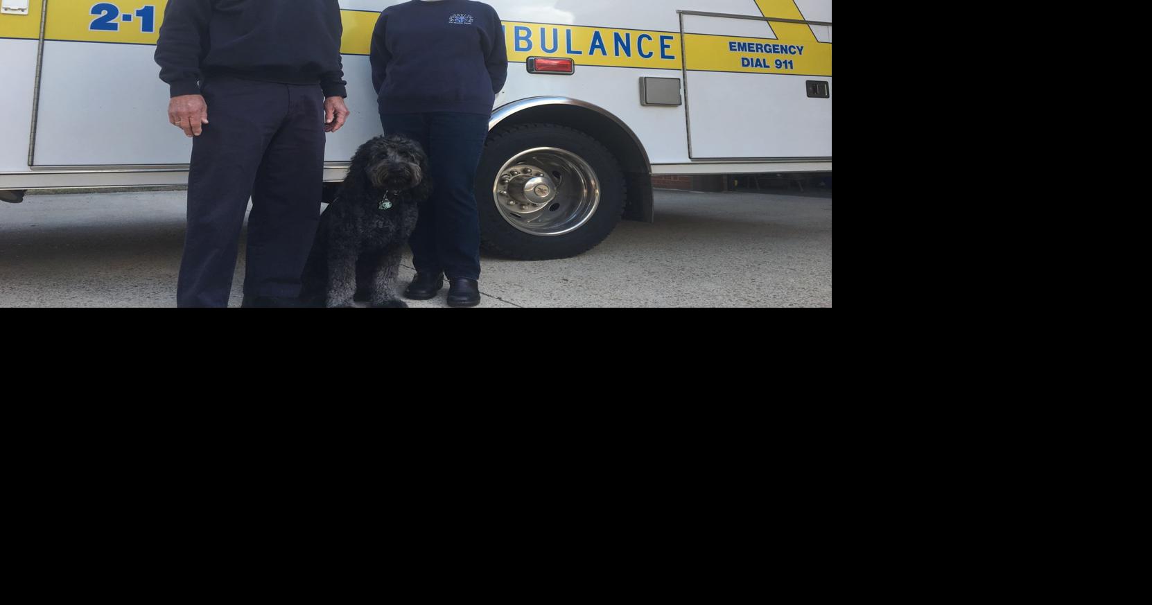 Couple, therapy dog helping Spotsylvania County’s first responders in a