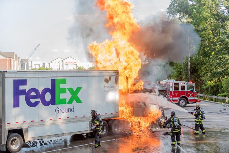 Virginia Truck Center >> Photo gallery: FedEx truck fire at Virginia Welcome Center on I-95 - Fredericksburg.com: Local Virginia Truck Center >> Photo gallery: FedEx truck fire at Virginia Welcome Center on I-95 - Fredericksburg.com: Local