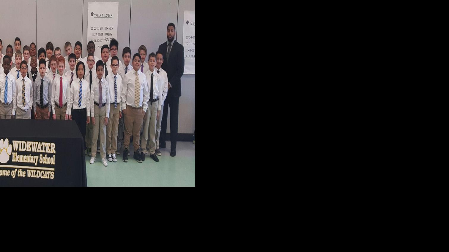 GENTLEMEN Boys learn life lessons at Widewater Elementary School