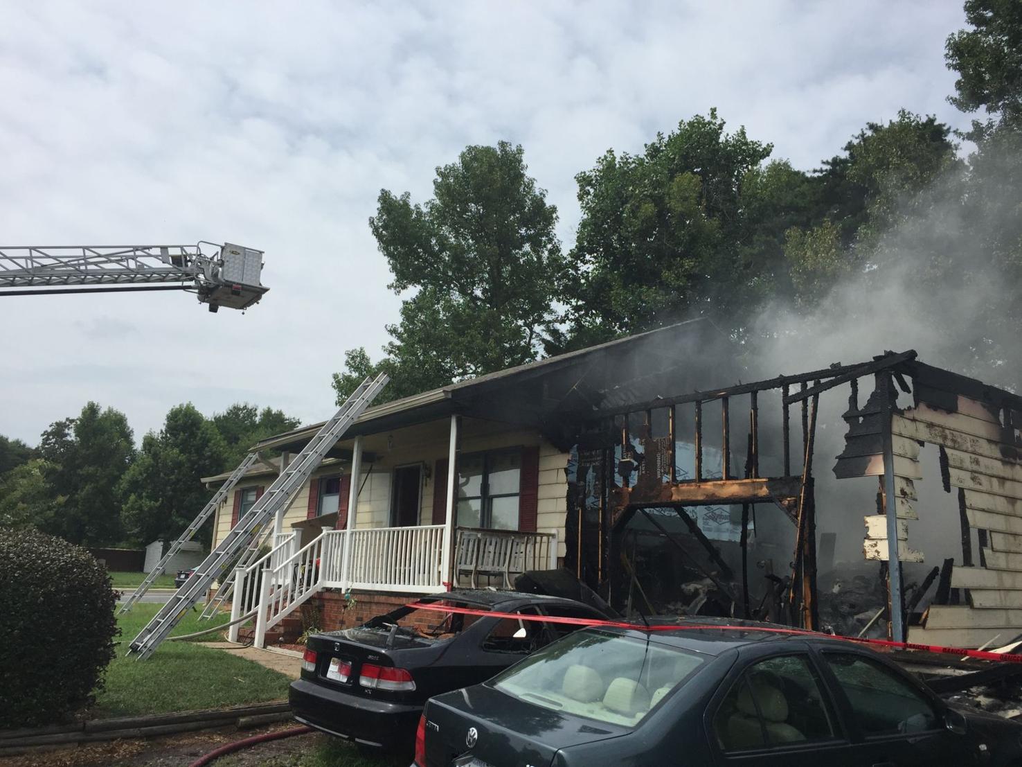 House fire displaces Spotsylvania family
