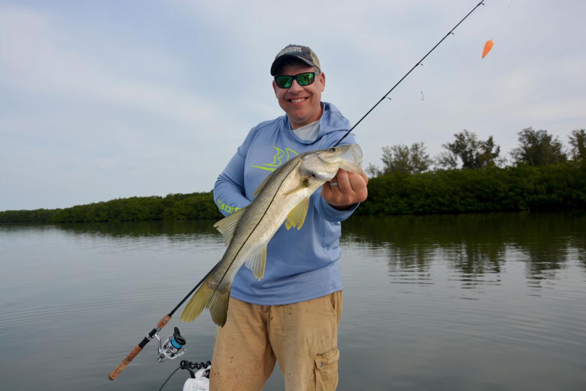 Joe Henry with a nice Charlotte Harbor snook. Ken Perrotte photo