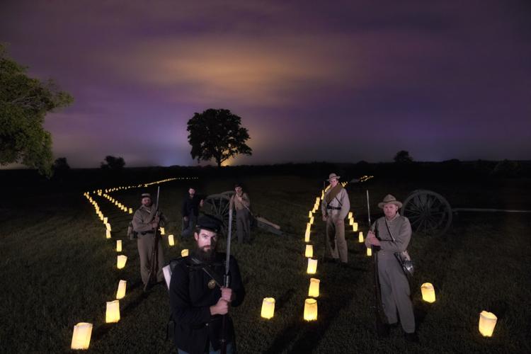 Luminaria illuminate Brandy Station battle anniversary