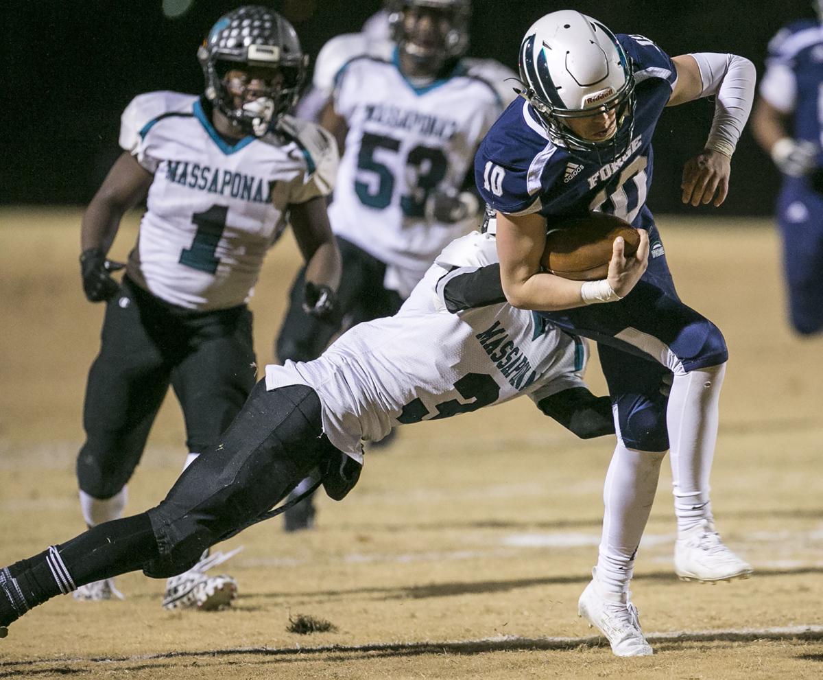 High School Football Run Game Carries Colonial Forge By