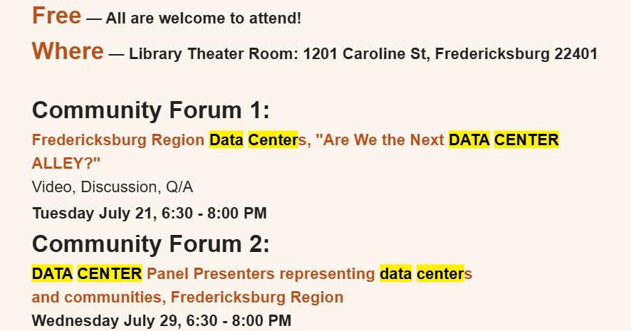 Wednesday forum to address data center growth in region