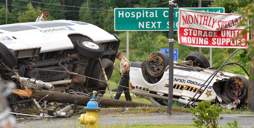 Stafford deputy, two others injured in Thursday morning crash on U.S. 1