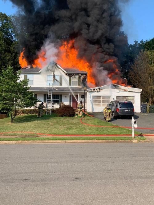 Saturday Afternoon Fire Damages North Stafford Home Latest Headlines Fredericksburg Com