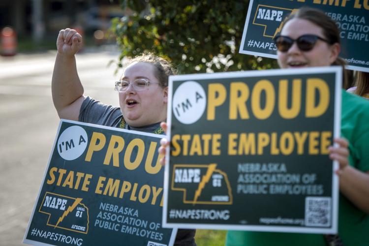 State employees union rally, 9.13
