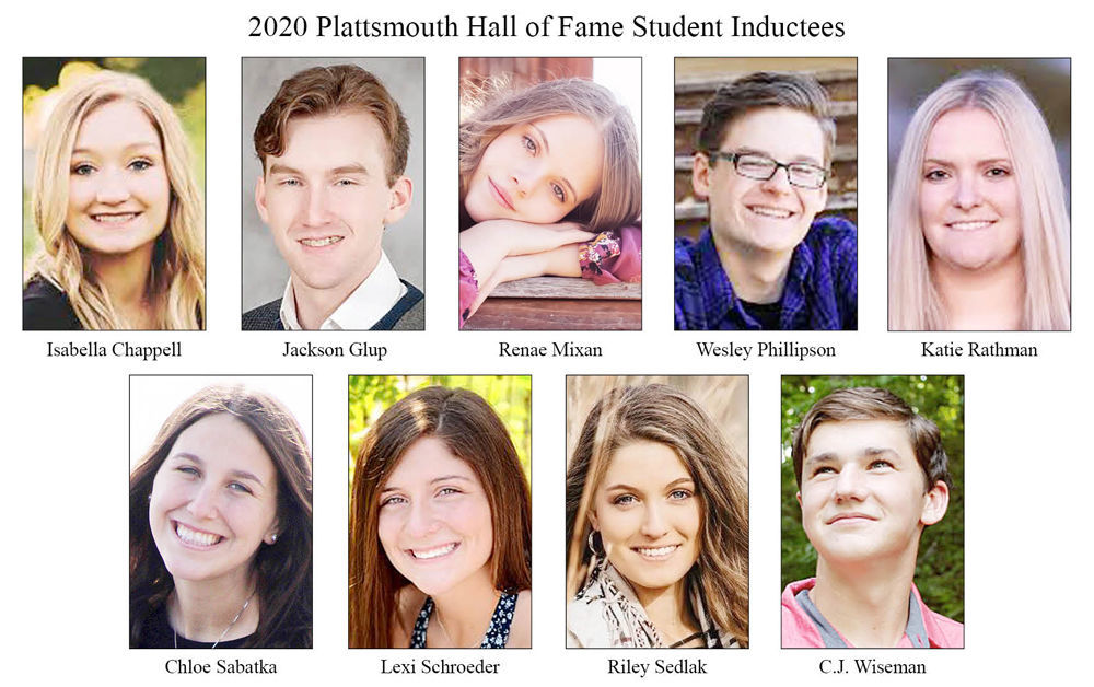 2020 Plattsmouth Hall of Fame Student Inductees