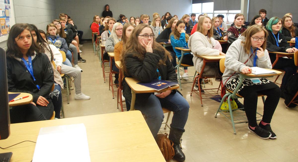 Sophomore High School Students Learn About Careers Education