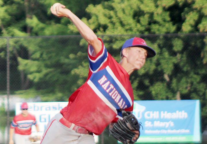 Lane Fox pitches for EMN Juniors in relief role