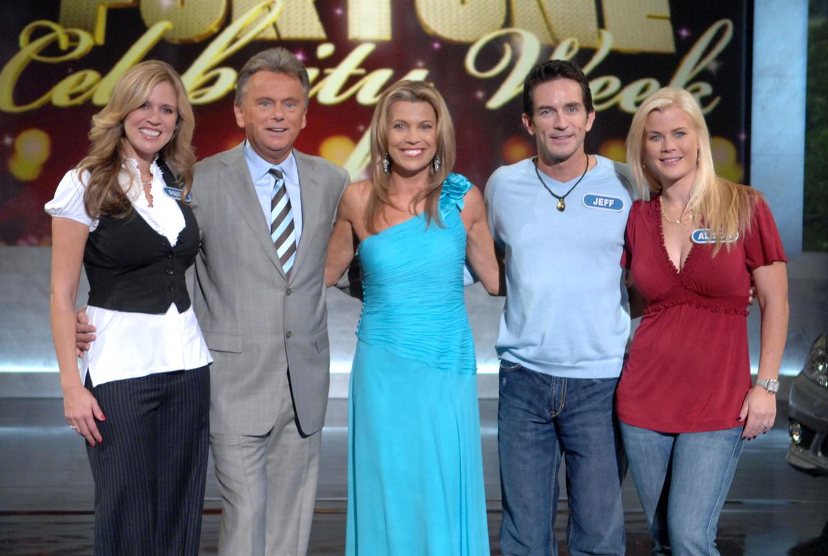 Pat sajak and vanna white 1990 Pat sajak and vanna white 1990