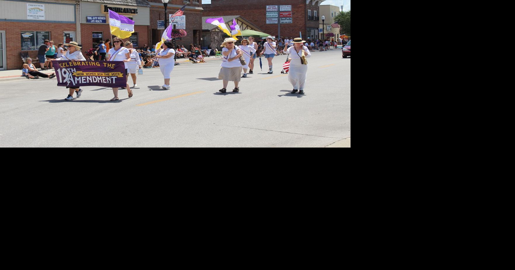 Women unite during John C. Fremont Days Historical Parade to