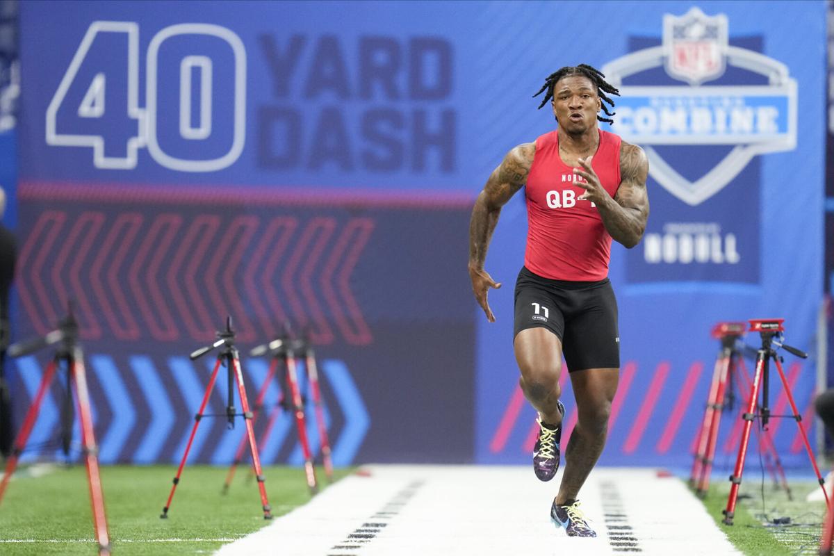 Nolan Smith steals show on 1st day of NFL combine workouts