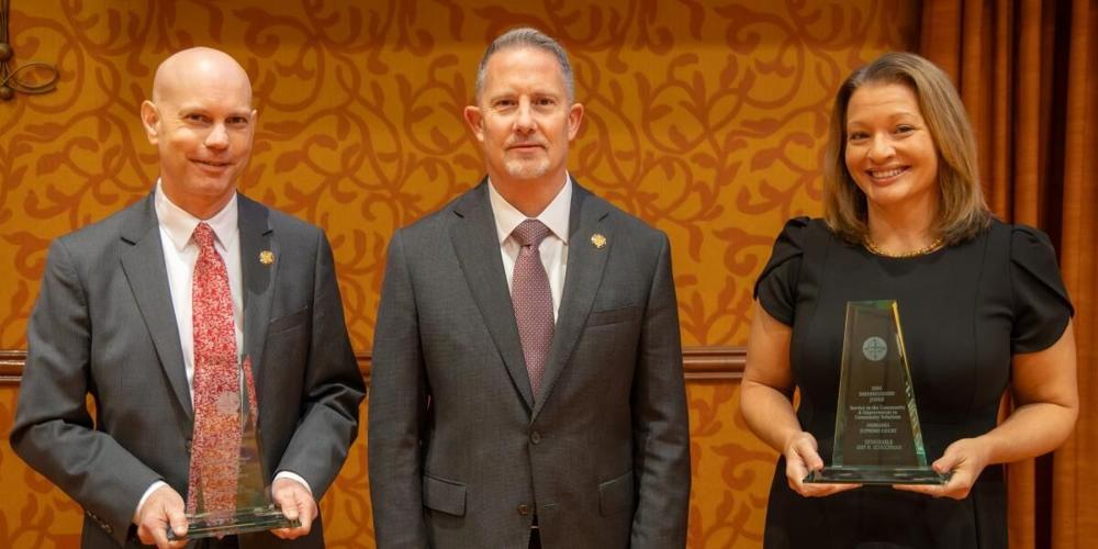 2026 Distinguished Judge Awards Presented to Judges Amy Schuchman and John Rademacher