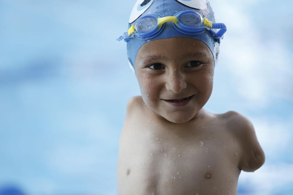 Bosnia Disabled Swimmer