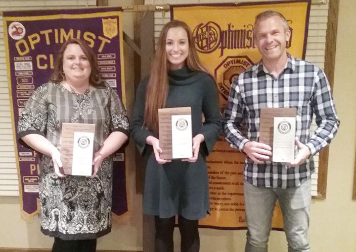 Plattsmouth Optimist Club award recipients 2018