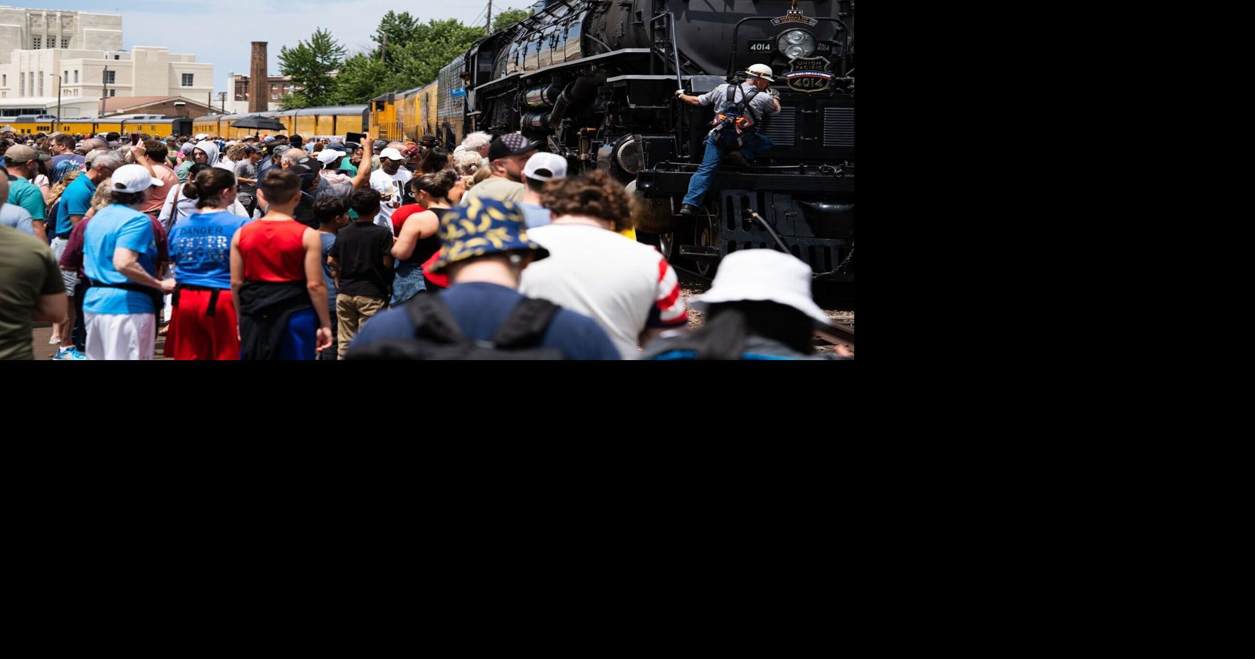 Photos: Union Pacific Big Boy No. 4014 stops in Omaha during coast-to-coast America 250 tour