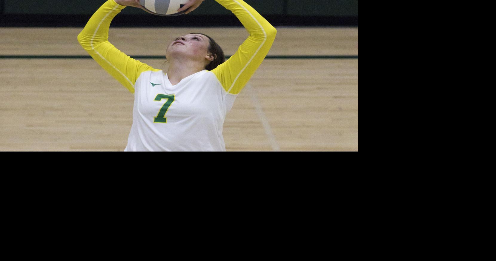 Baker reaches 1,000 career digs in win over Cedar Bluffs