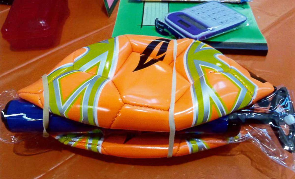 Residents filling shoeboxes with gifts for Operation Christmas Child