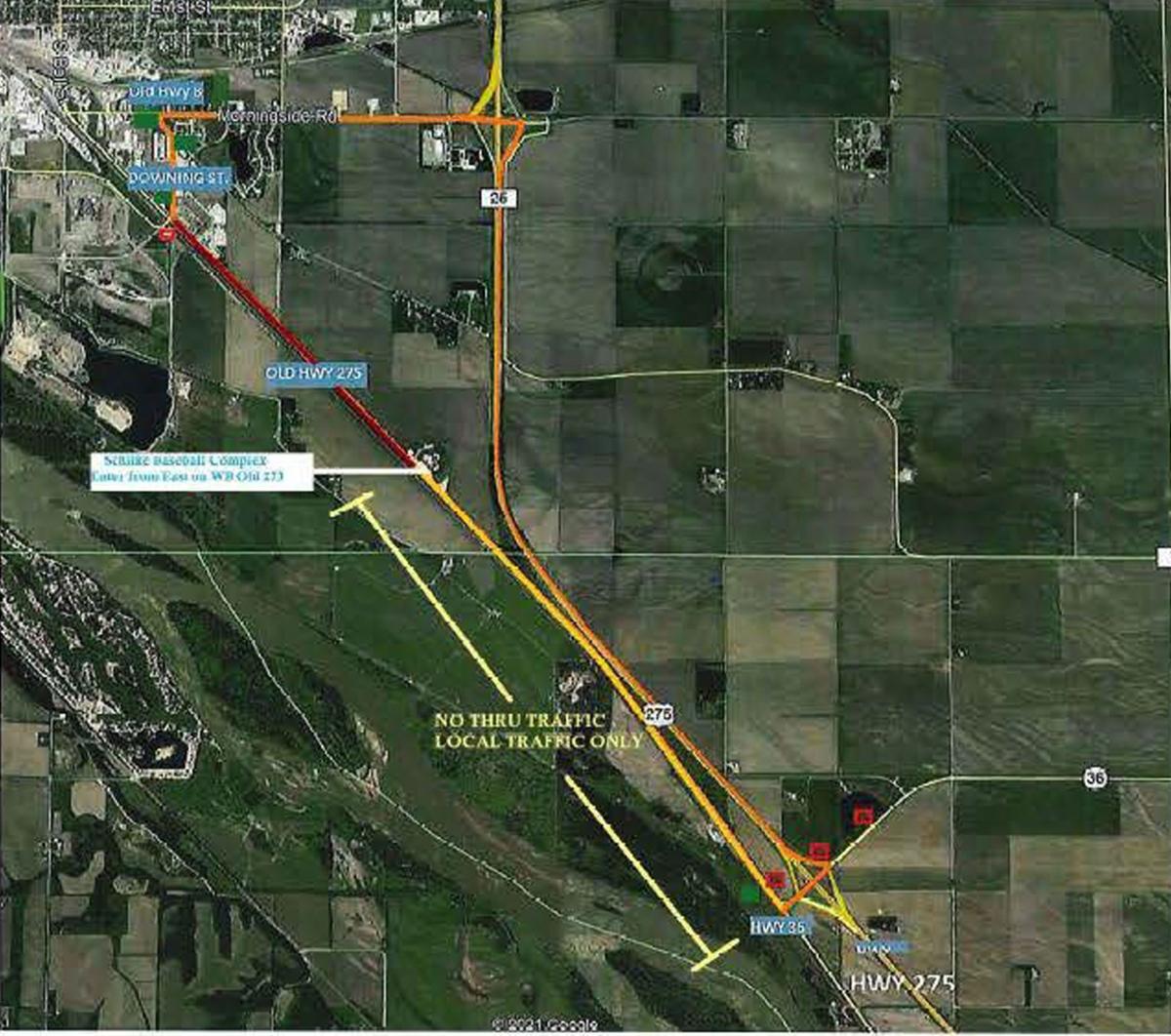 Road Highway Closures Portland 2022 July Map