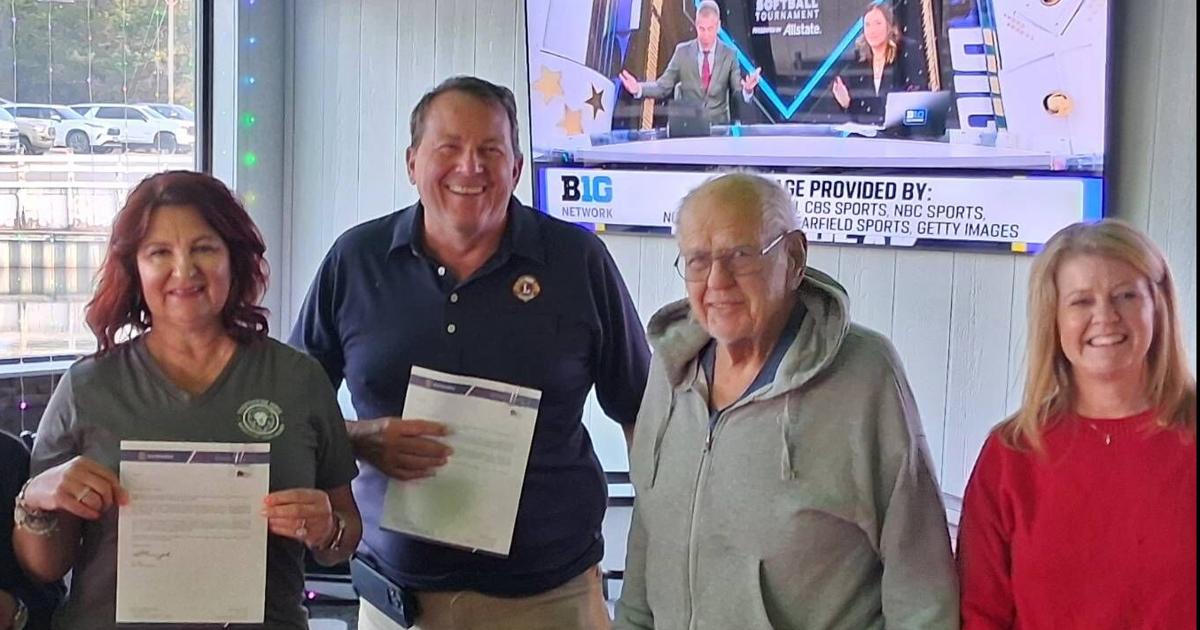 Several Woodcliff Lions Club members recognized for years of service