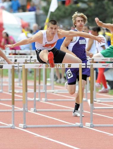Michael Burke sets new standard in school's high jump, currently leads the  state