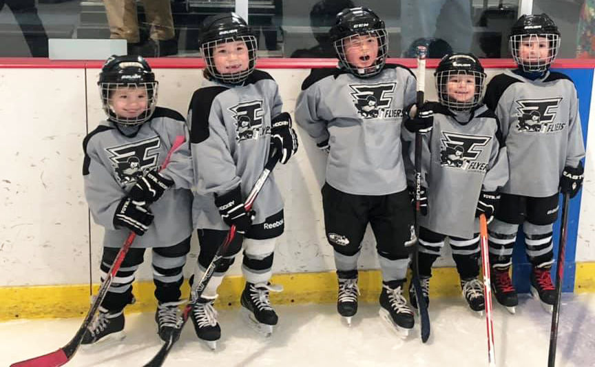 Children hit the ice for hockey tournament over weekend at Sidner