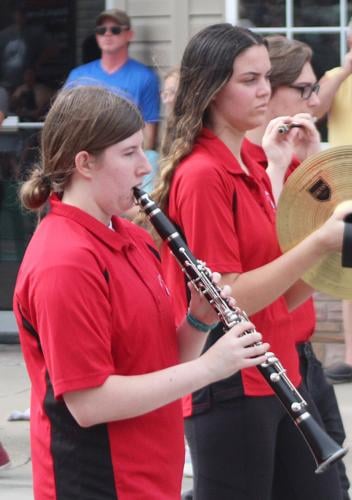 Sam Hammons and Riley Hiller in band