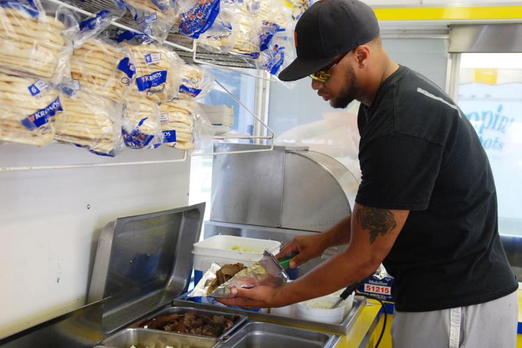 Greek gyros stand has long tradition at festival