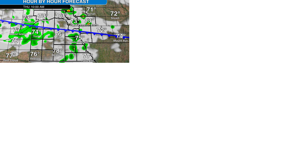 Watch now: Rain chance continues Thursday and Friday in southeast Nebraska - Vimarsana News