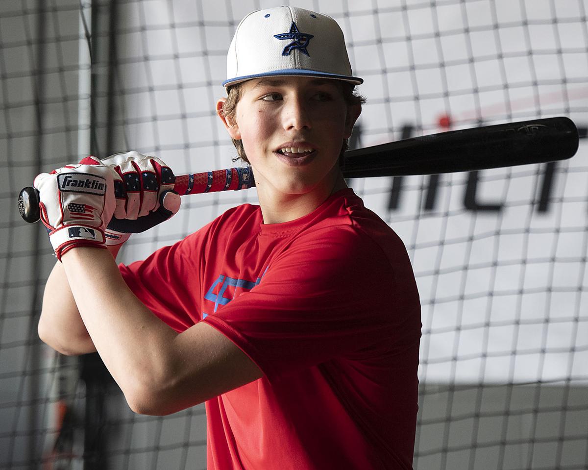14yearold baseball standout from Lincoln with a big swing and big