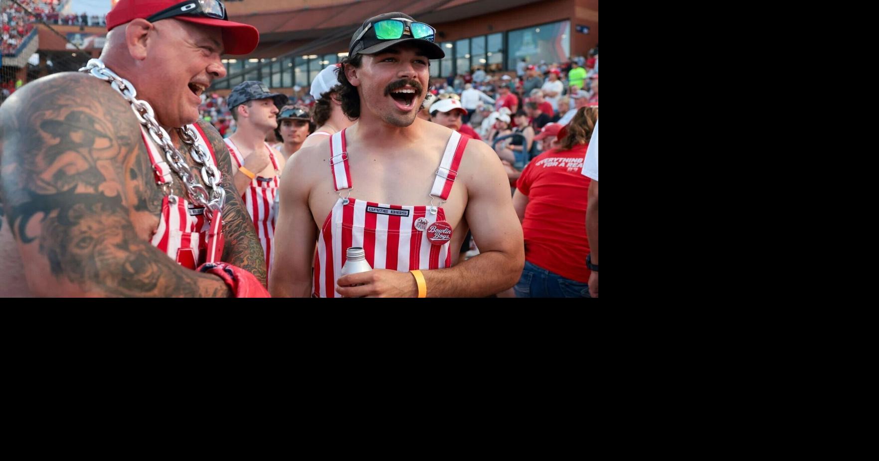 Are you with the Bowlin Boys? Meet the overall-wearing crew who loves Nebraska softball — loudly