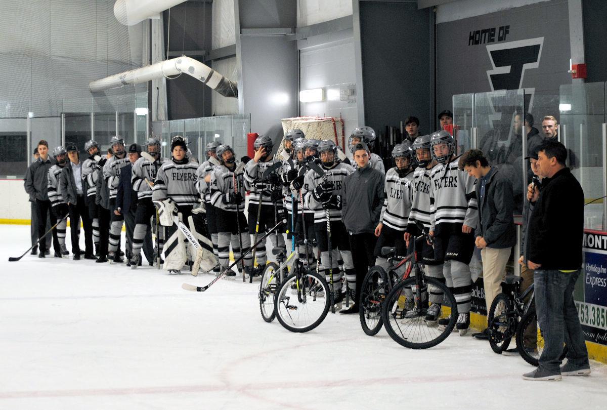 Fremont hockey team builds bikes for donation | Local News