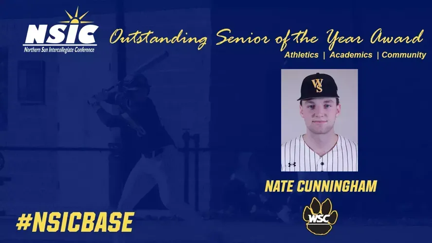 Nate Cunningham named Outstanding Senior of the Year in NSIC baseball