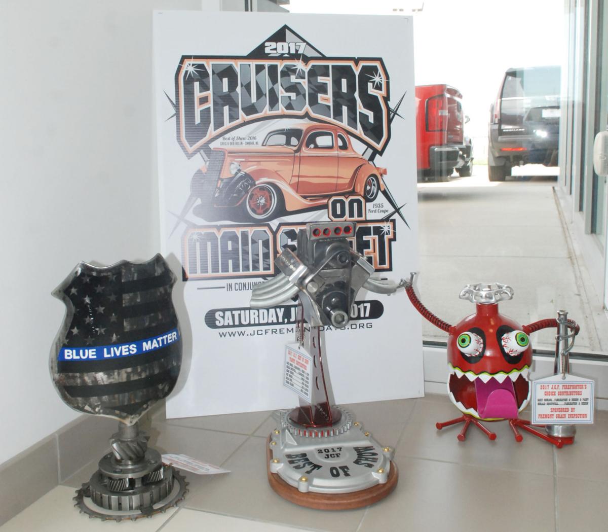 Artist creates car show trophies News