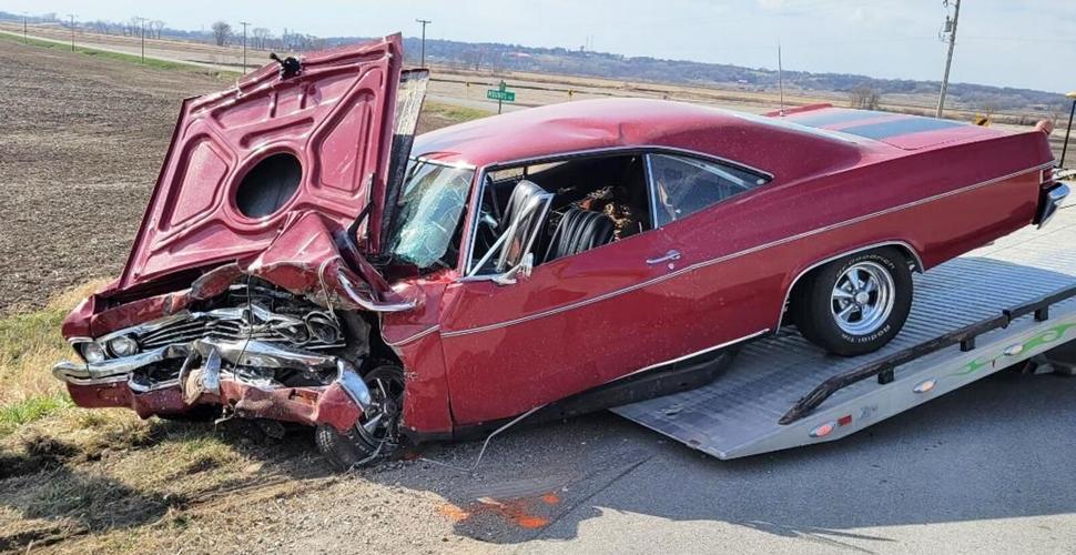 1966 Impala after crash
