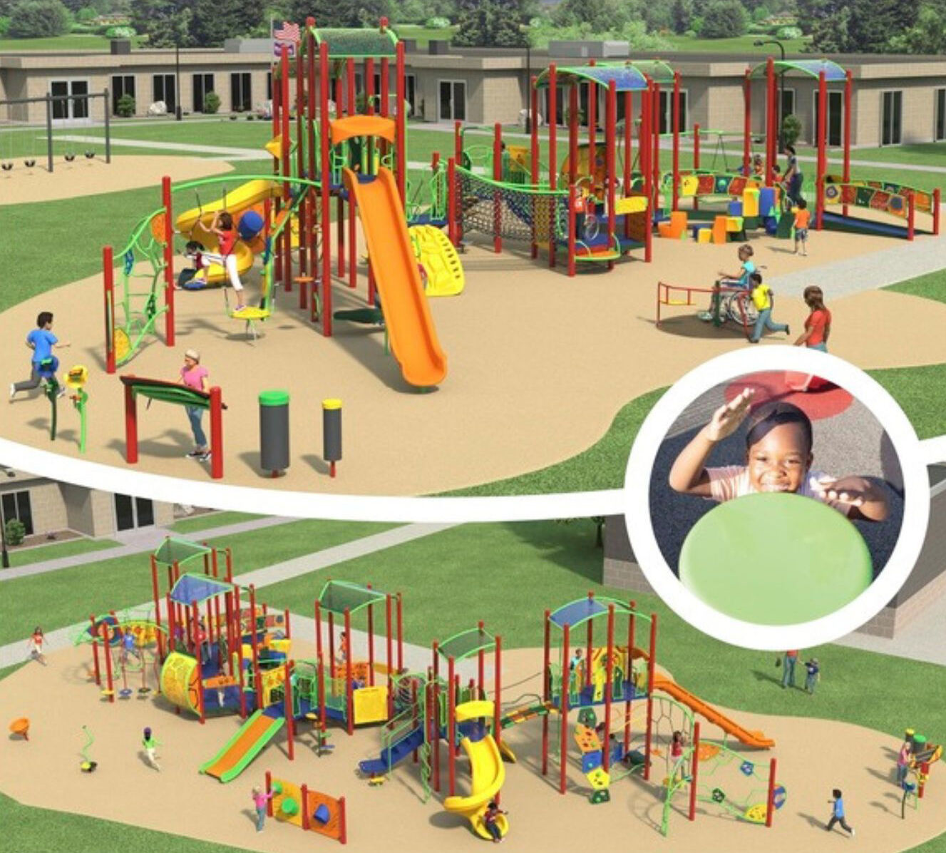 Fundraising under way for inclusive playground equipment at school