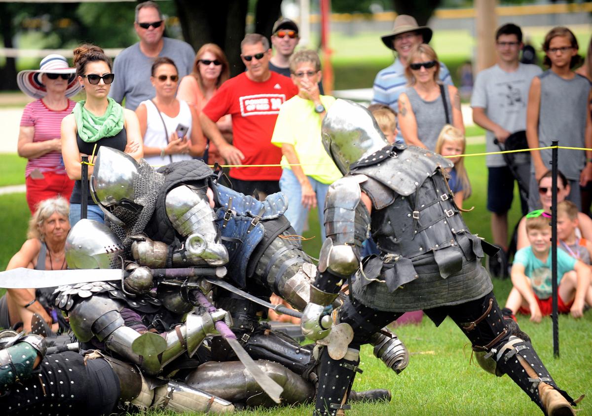 2019 John C. Fremont Days - Viking Warrior full-contact battle demonstration