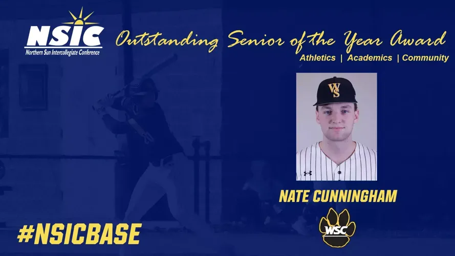 Nate Cunningham named Outstanding Senior of the Year in NSIC baseball