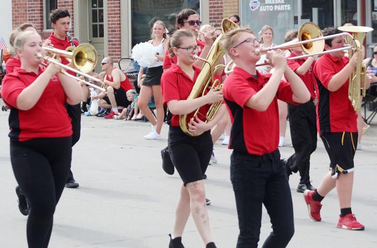 Weeping Water band in grand parade